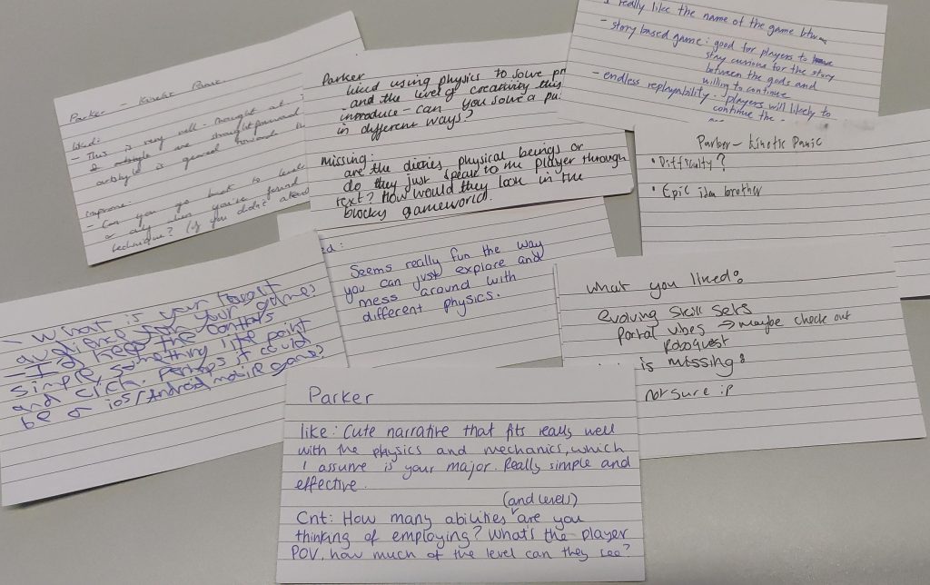 Peer Presentation & Feedback